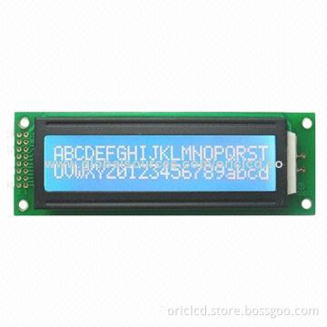 16 Characters x 2 Lines LCD Module, STN (Blue), Negative Character LCD Display with White Backlight